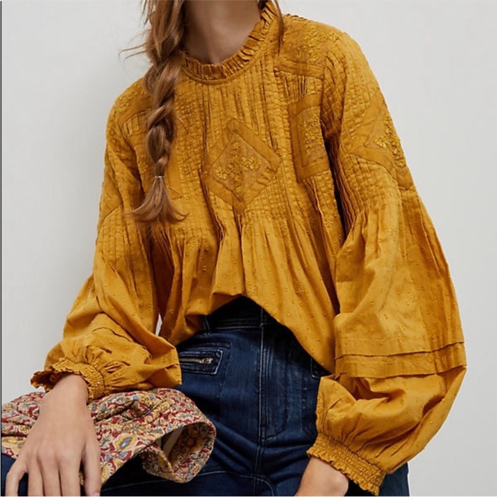 Anthropologie Forever That Girl Rhea Blouse Top
